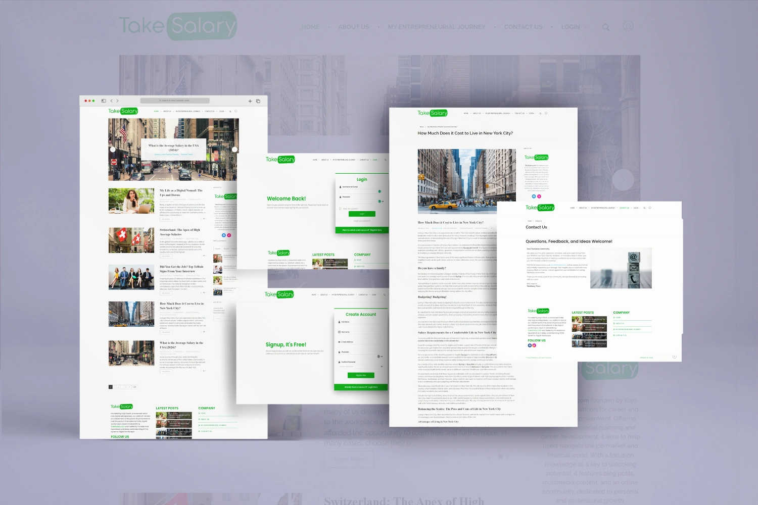 customization wordpress take salary